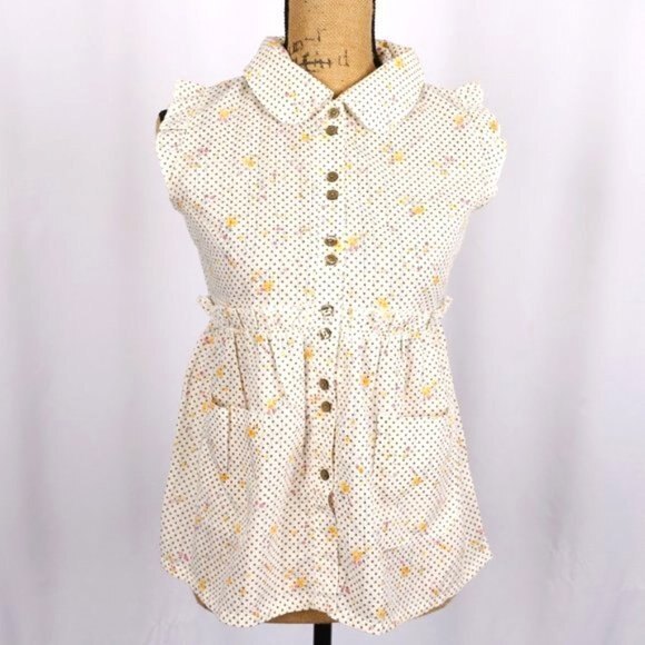 Urban Outfitters Kimchi & Blu Button Top size XS - Picture 1 of 14